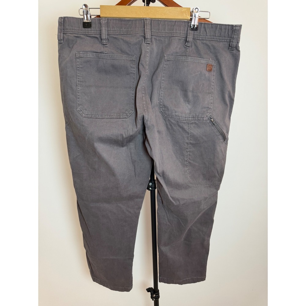 Weatherproof Vintage Mens 38x30 Canvas Utility Pants Forged Iron Grey W3F458SC
